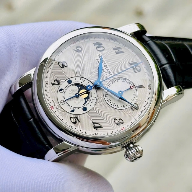 Montblanc Star Twin trăng sao 42mm Automatic - mặt số trắng 2