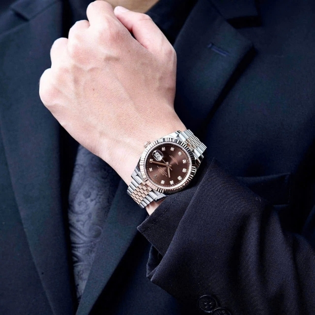Rolex 126331 cọc kim chocolate 41mm Mark 2 Jubilee 4