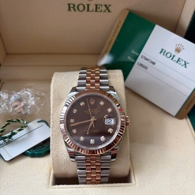 Rolex 126331 cọc kim chocolate 41mm Mark 2 Jubilee 5