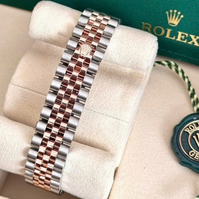 Rolex 278271 silver 31mm Demi hồng 18k Diamond 3
