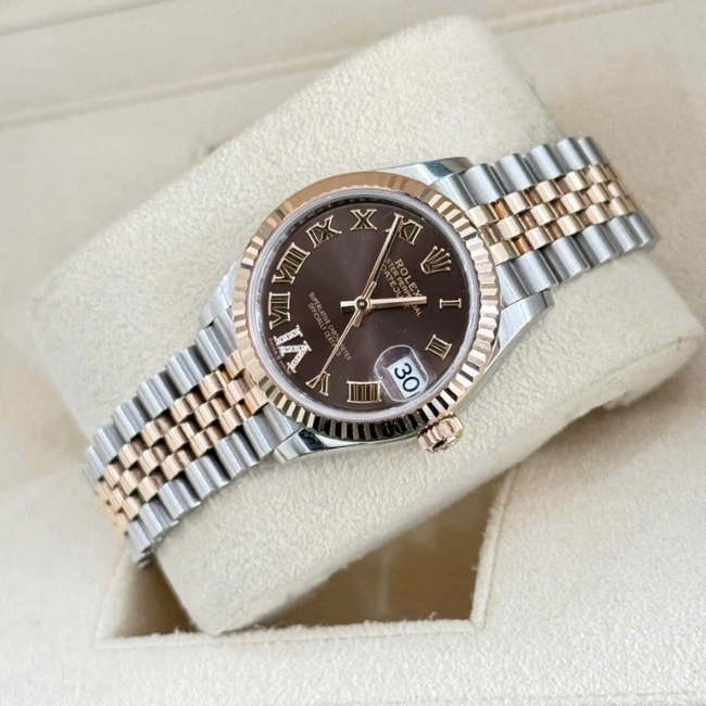 Rolex Datejust 31mm 278271 Chocolate Cọc La Mã - cọc số 6 đính kim cương 2