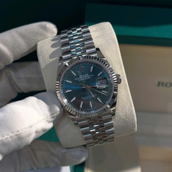 Rolex Datejust 36 Mint Green 126234 - Cọc index Jubilee 3