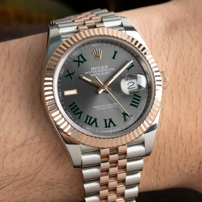 Rolex date just 126331 Winbledon Size 41mm 1