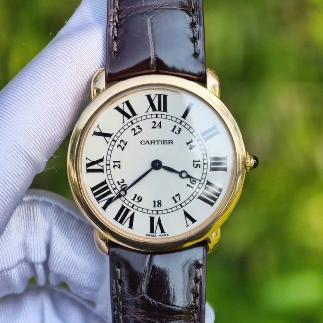 Cartier Louis Ronde Vàng hồng 18k 36mm - White Dial - manual winding 1