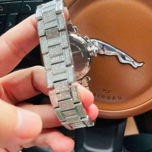 Cartier Pasha C Big Date 2475 W31047M7 độ full kim thiên nhiên Auto 4