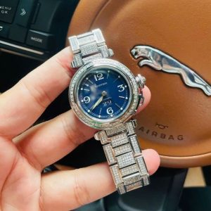 Cartier Pasha C Big Date 2475 W31047M7 độ full kim thiên nhiên Auto 5