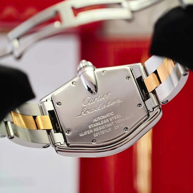 Cartier Roadster steel _ gold automatic men's watch W62031Y4 2510 3 Cartier Roadster steel _ gold automatic men's watch W62031Y4 2510 3