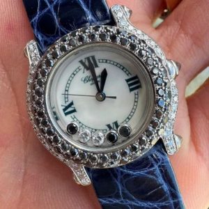 Chopard Happy Sport 27_6244-50 26mm Quartz 18k Diamond 1
