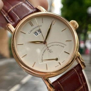 Chronoswiss Sirius Retrograde Day Castanho CH8121R Vàng đúc 18k 40mm 1
