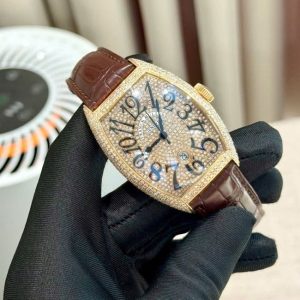 Franck Muller rose gold diamond automatic 39X55MM Curvex 8880SC 1