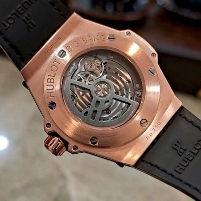 Hublot Big Bang Sang Bleu King Gold One Click Full Diamond 465.OS.1181.VR.1704.MXM18 4