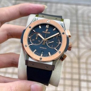 Hublot Classic Chronograph 521.NO.1181.RX 45mm Black Dial Demi 18k 1
