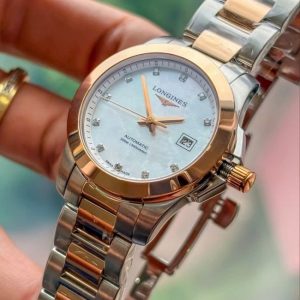 Longines Conquest Lady MOP Diamond Automatic 29.5mm L3.276.5.87.7 4