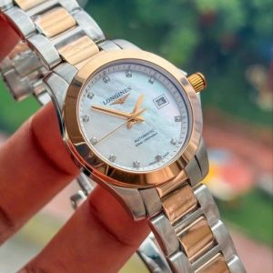 Longines Conquest Lady MOP Diamond Automatic 29.5mm L3.276.5.87.7 6