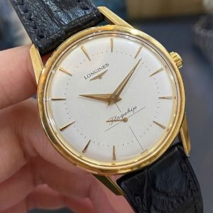 Longines Flagship Heritage L4.746.6.72.0 18k Yellow Gold 35mm Auto 1