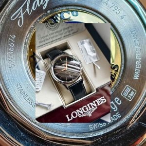 Longines Heritage Flagship - Đáy thuyền buồm - logo mề đay vàng đúc 18k 38.5mm 5