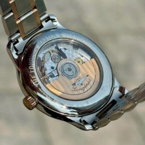 Longines Master Black Demi vàng hồng 18k Diamond 38.5mm 2
