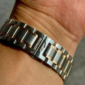 Longines Master Black Demi vàng hồng 18k Diamond 38.5mm 5