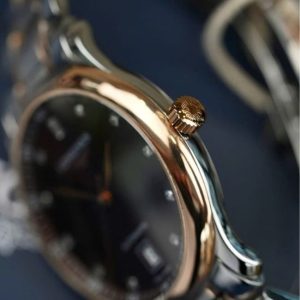 Longines Master Diamond Choco Demi 18k 38.5mm 3
