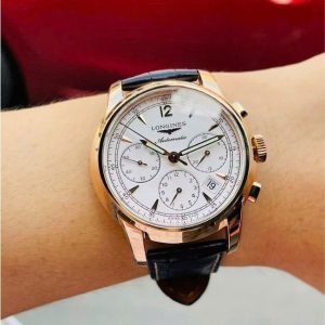 Longines Saint Imier Chronograph 18k Solid Gold L2.752.8.72.3 1