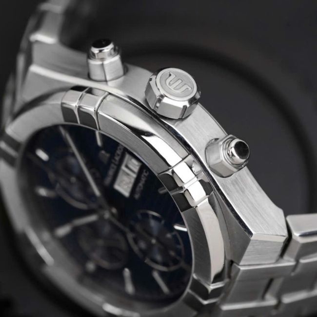 Maurice Lacroix Aikon Blue Dial - Máy bấm giờ thể thao 43mm 2 Maurice Lacroix Aikon Blue Dial - Máy bấm giờ thể thao 43mm 2