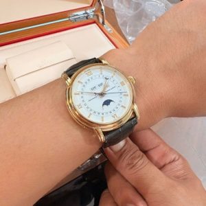 Maurice Lacroix trăng sao Triple Calendar - bản khoá gập vàng đúc 18k 6