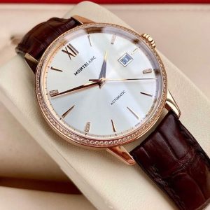 Montblanc Spirit Date Diamond 40mm 18K Rose Gold - kim zin hãng 3