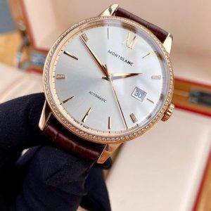 Montblanc Spirit Date Diamond 40mm 18K Rose Gold - kim zin hãng 8