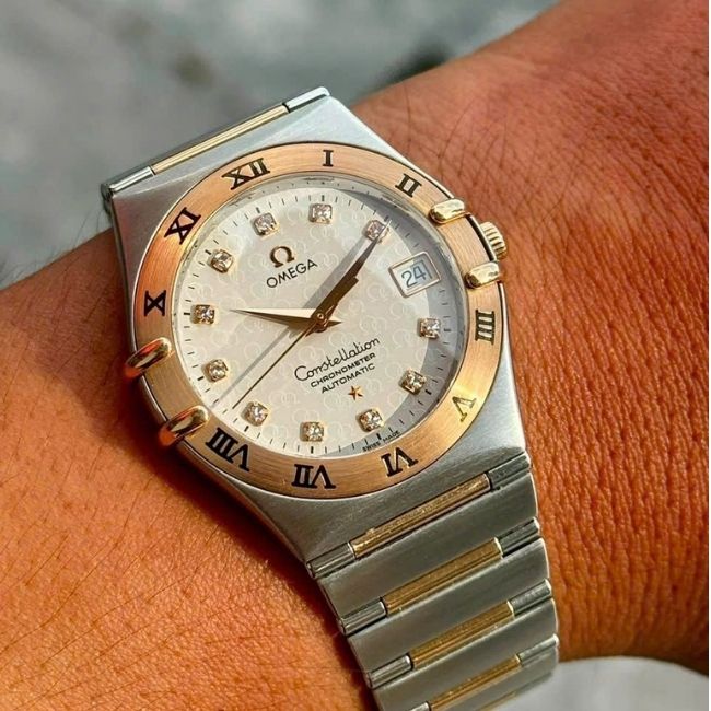 OMEGA Constellation 50th Anniversary 18k Gold_Steel Automatic Swiss Mens 4 OMEGA Constellation 50th Anniversary 18k Gold_Steel Automatic Swiss Mens 4
