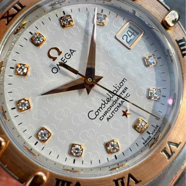 OMEGA Constellation 50th Anniversary 18k Gold_Steel Automatic Swiss Mens OMEGA Constellation 50th Anniversary 18k Gold_Steel Automatic Swiss Mens