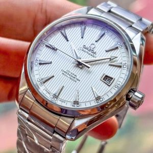 Omega Aqua Terra 150m 41.5mm - Mặt số trắng vân gỗ kẻ sọc 3