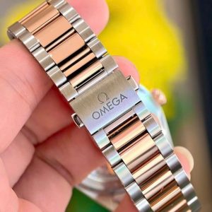 Omega Aqua Terra Demi 18k Diamond Dial xám rhodium 5