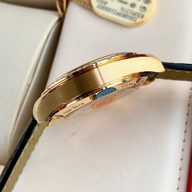 Omega Aqua Terra MOP khảm trai vân mây Master Co-Axial Vàng đúc 18k Diamond 6