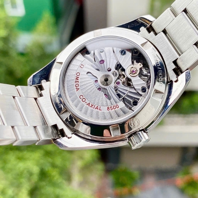 Omega Aqua Terra Master MOP Dial vân mây - cọc kim - niềng kim zin hãng 38.5mm 5