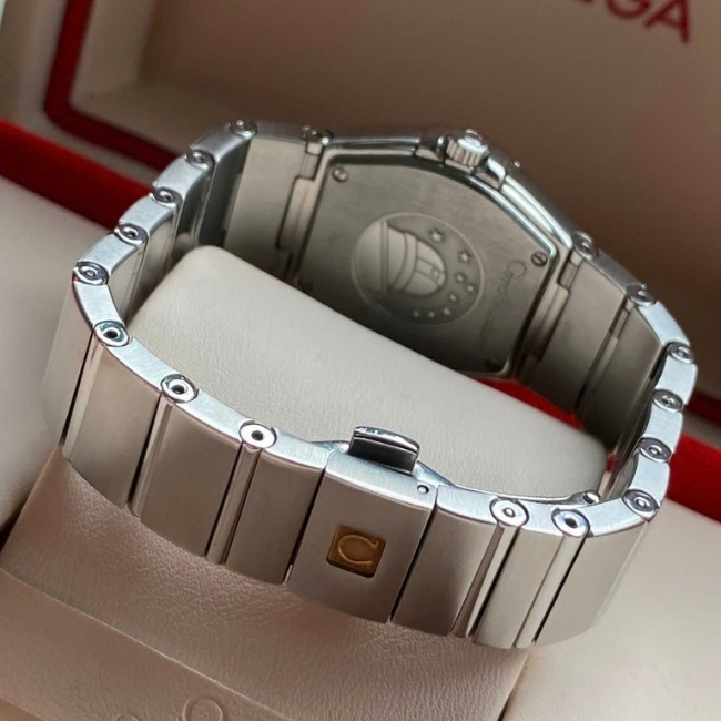 Omega Constellation- 12315276055001 Quartz 27mm Brushed Stainless Steel Diamond MOP 4