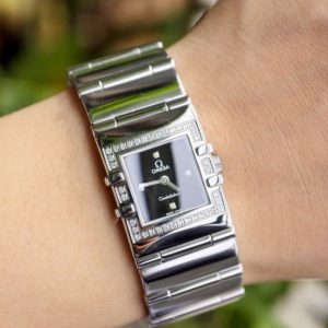 Omega Constellation Quadra 1528.46.00 24mm Steel Diamond 1