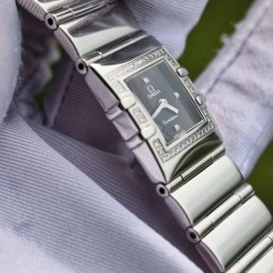 Omega Constellation Quadra 1528.46.00 24mm Steel Diamond 11