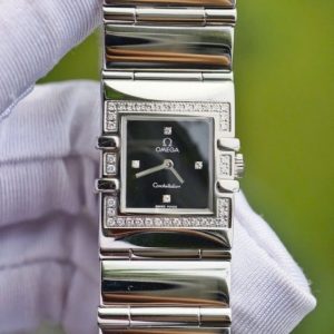 Omega Constellation Quadra 1528.46.00 24mm Steel Diamond 3