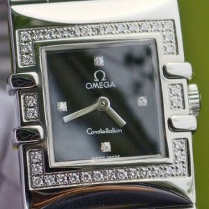 Omega Constellation Quadra 1528.46.00 24mm Steel Diamond 4
