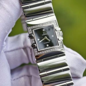 Omega Constellation Quadra 1528.46.00 24mm Steel Diamond 5