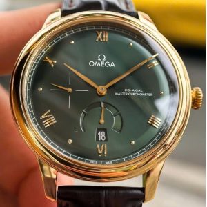 Omega DeVille Prestige Vàng hồng 18k 41mm - green dial 1