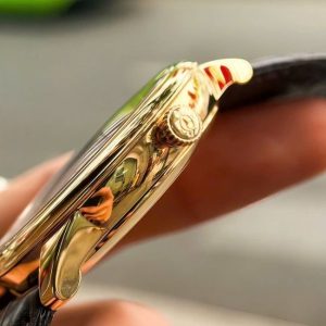 Omega DeVille Prestige Vàng hồng 18k 41mm - green dial 5