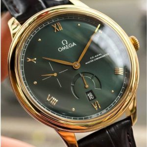 Omega DeVille Prestige Vàng hồng 18k 41mm - green dial 6