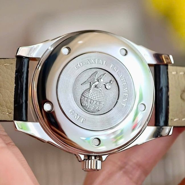 Omega Deville Co-axial Chronometer GMT bản dây da 6 Omega Deville Co-axial Chronometer GMT bản dây da 6