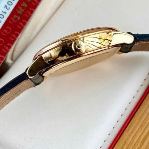 Omega Deville Prestige Power Reserve 18k Yellow Gold 39.5mm Blue 2