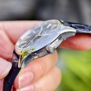 Omega Hour Vision Blue sườn kính lộ máy hai bên 41mm 4
