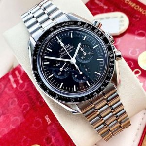 Omega Moonwatch - Mặt số đen - Chrono cót tay 42mm 2
