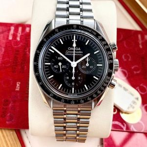 Omega Moonwatch - Mặt số đen - Chrono cót tay 42mm 6