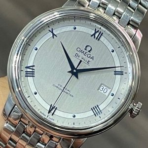 Omega Prestige 39.5mm – Dial xám bạc Coaxial Auto 6