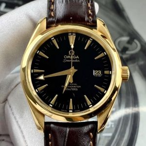 Omega Seamaster Aqua Terra 150M Co-Axial 39.2 Yellow Gold _ Black 2603.50.37 1